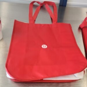 lululemon athletica Red Logo Tote Bag